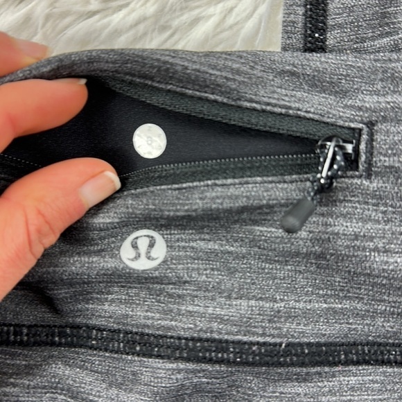 Lululemon Speed Tight Heathered Black - Picture 7 of 7